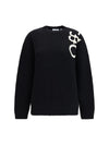 vertical bookish crewneck sweater