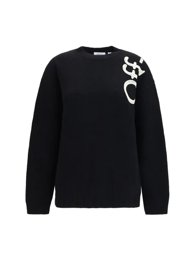 vertical bookish crewneck sweater