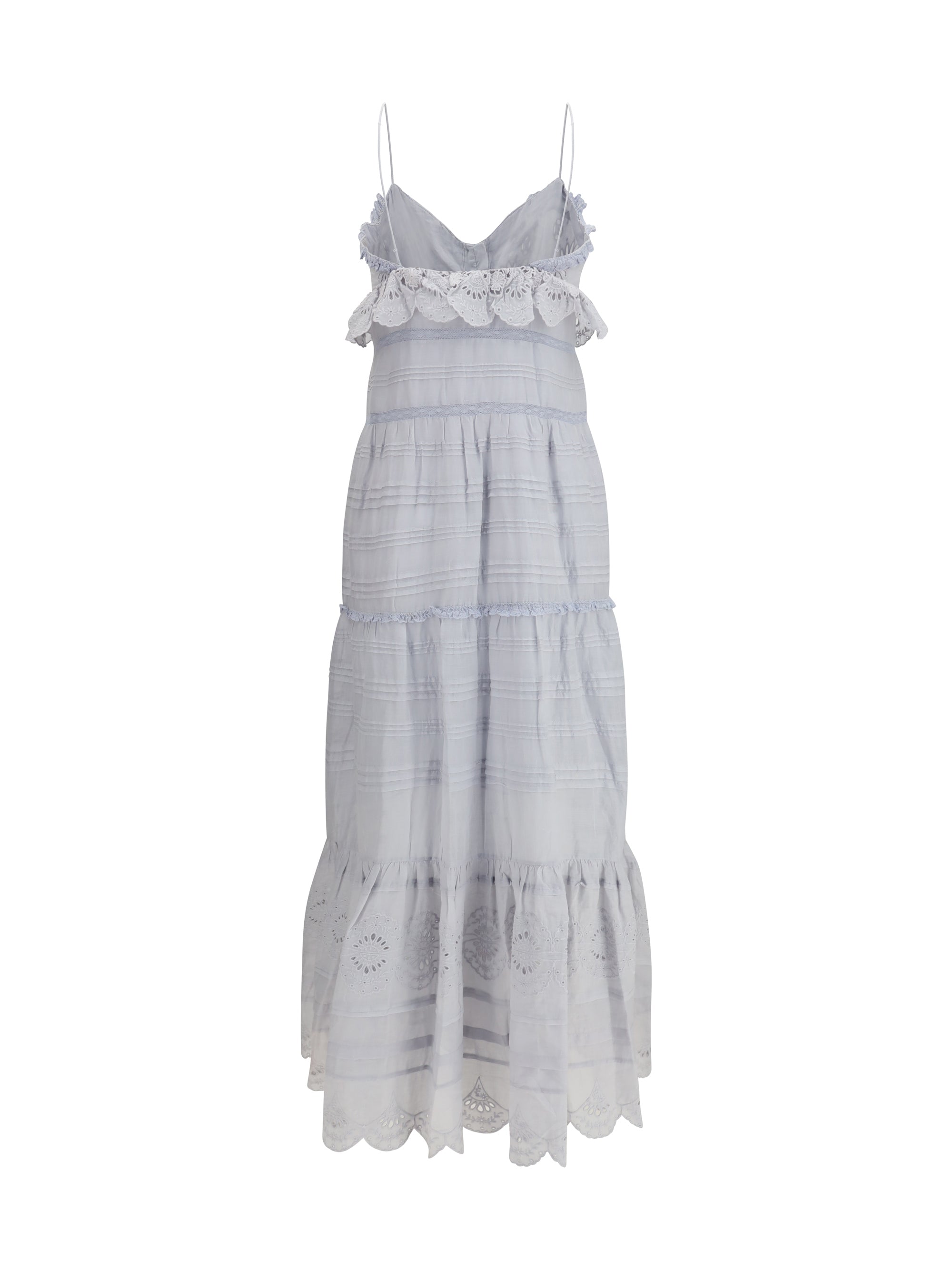 MARANT ETOILE 36 paule long ruffled dress