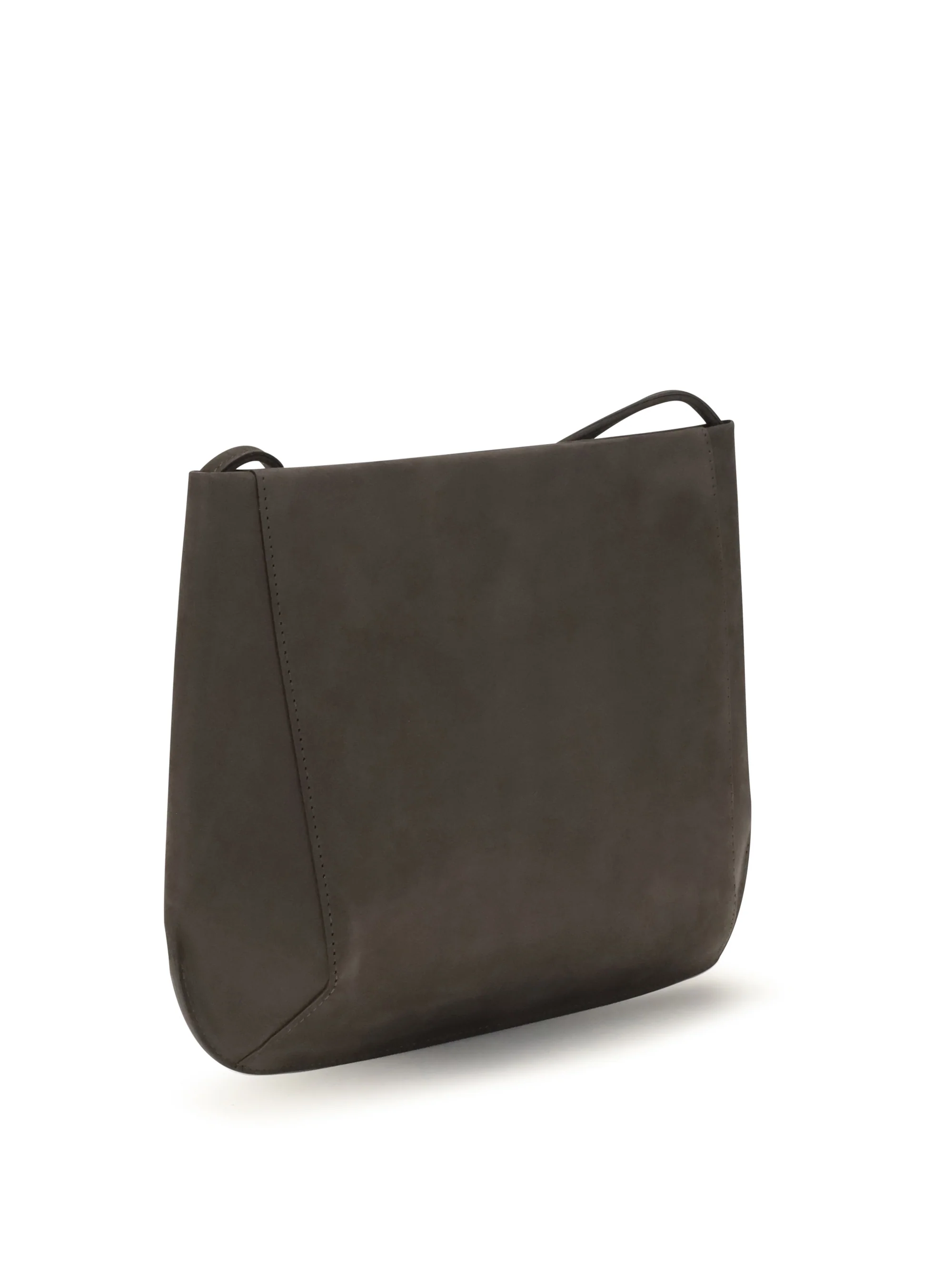 loge brushed leather crossbody bag