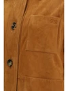 suede goat leather workwear jacket