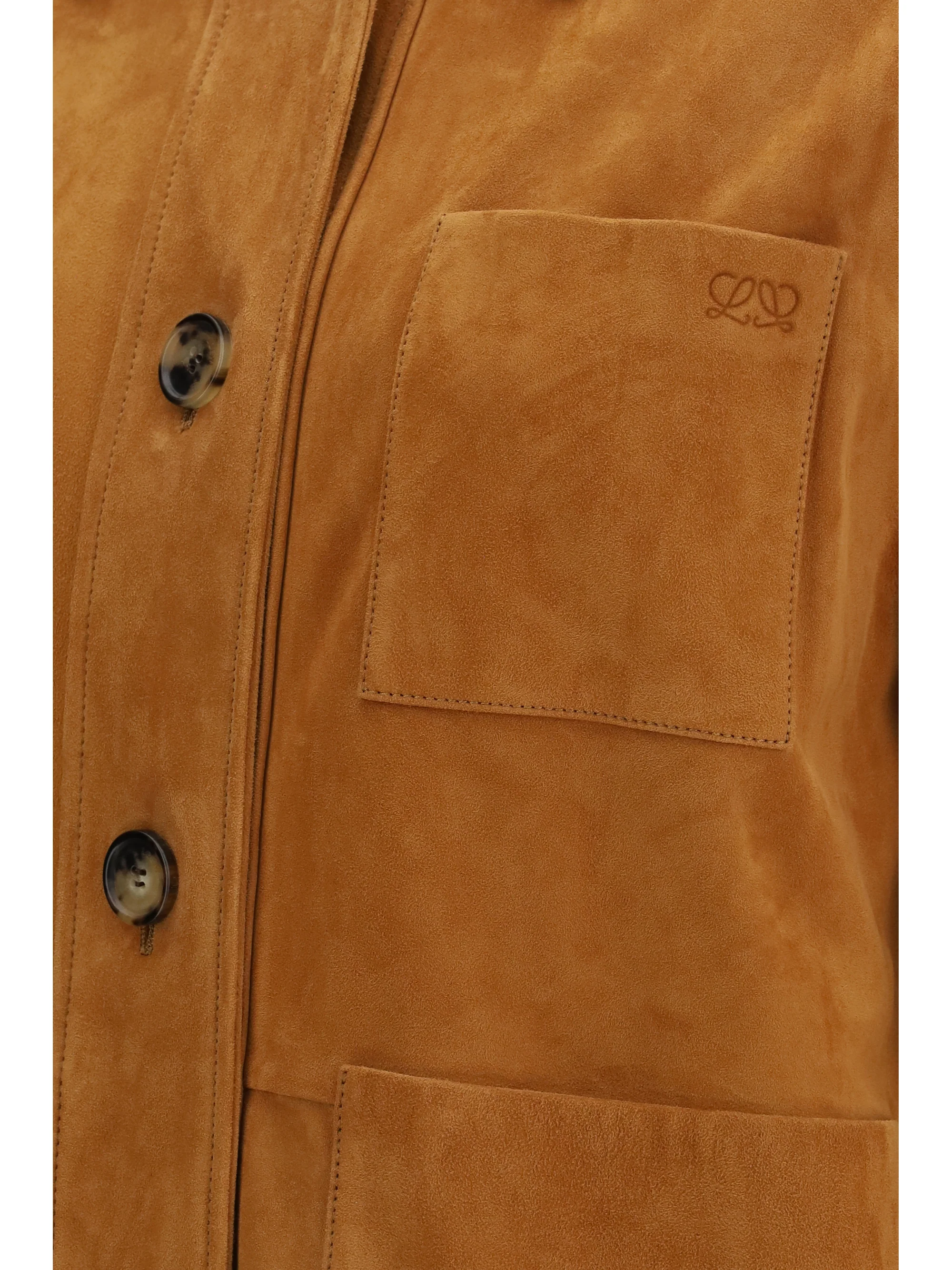 suede goat leather workwear jacket