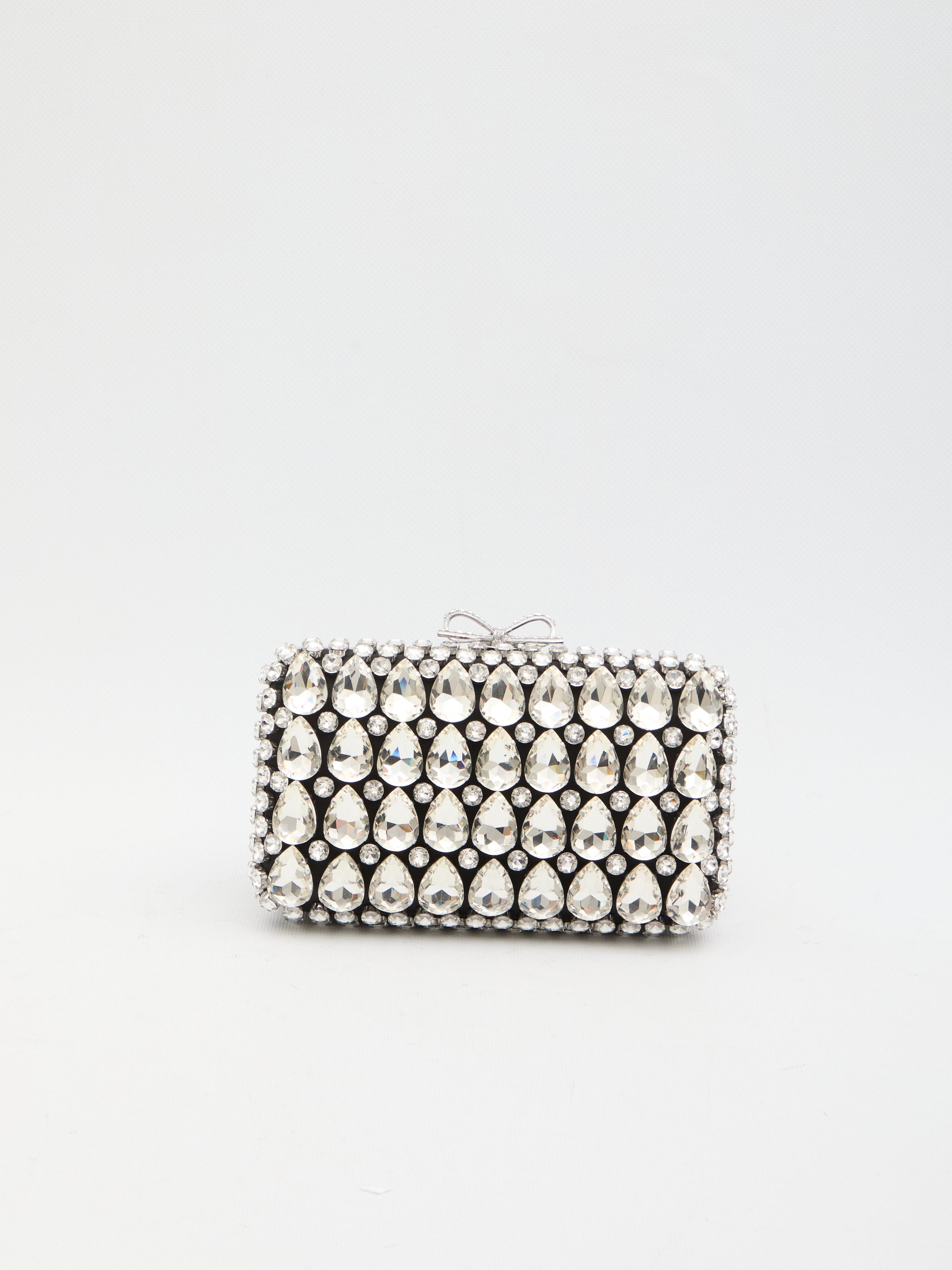 crystal clutch bag