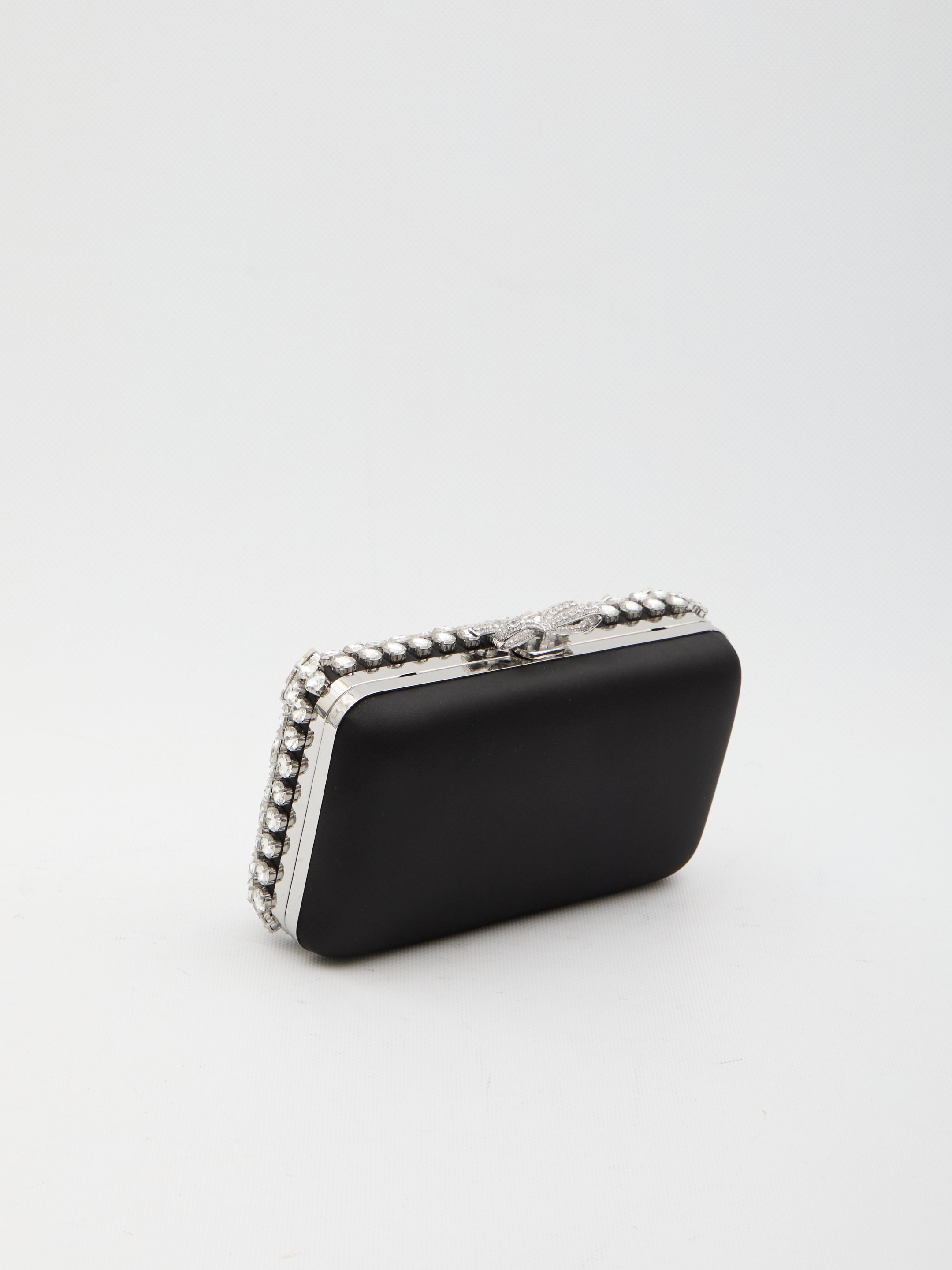 SELF PORTRAIT OS crystal clutch bag