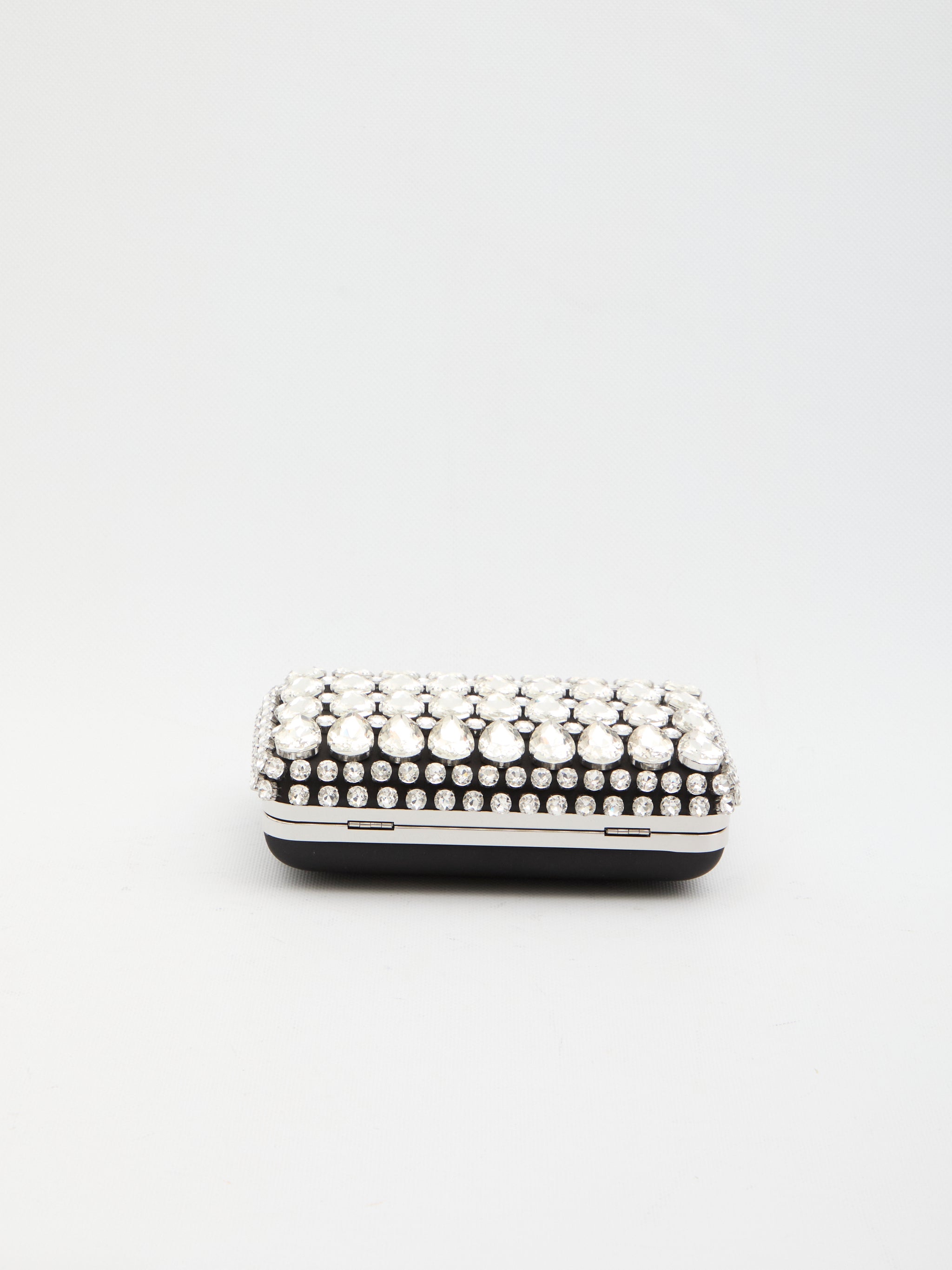 crystal clutch bag