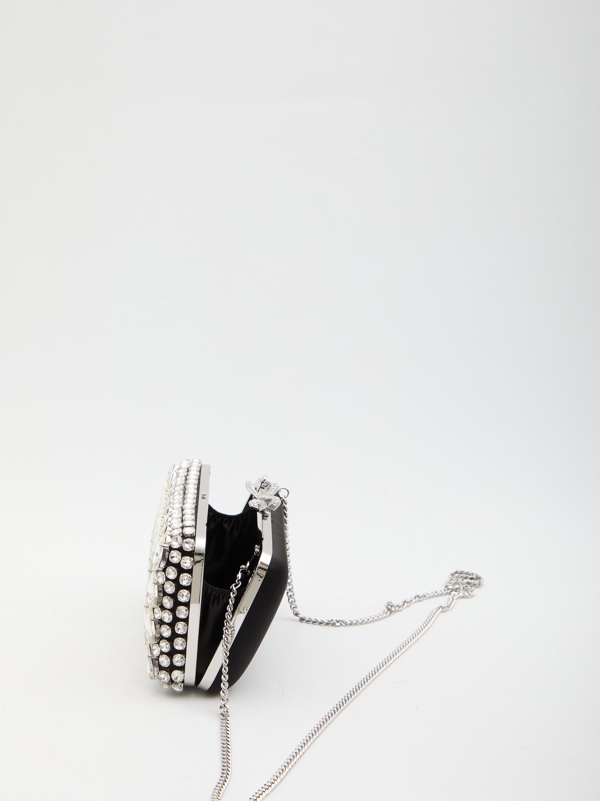 crystal clutch bag