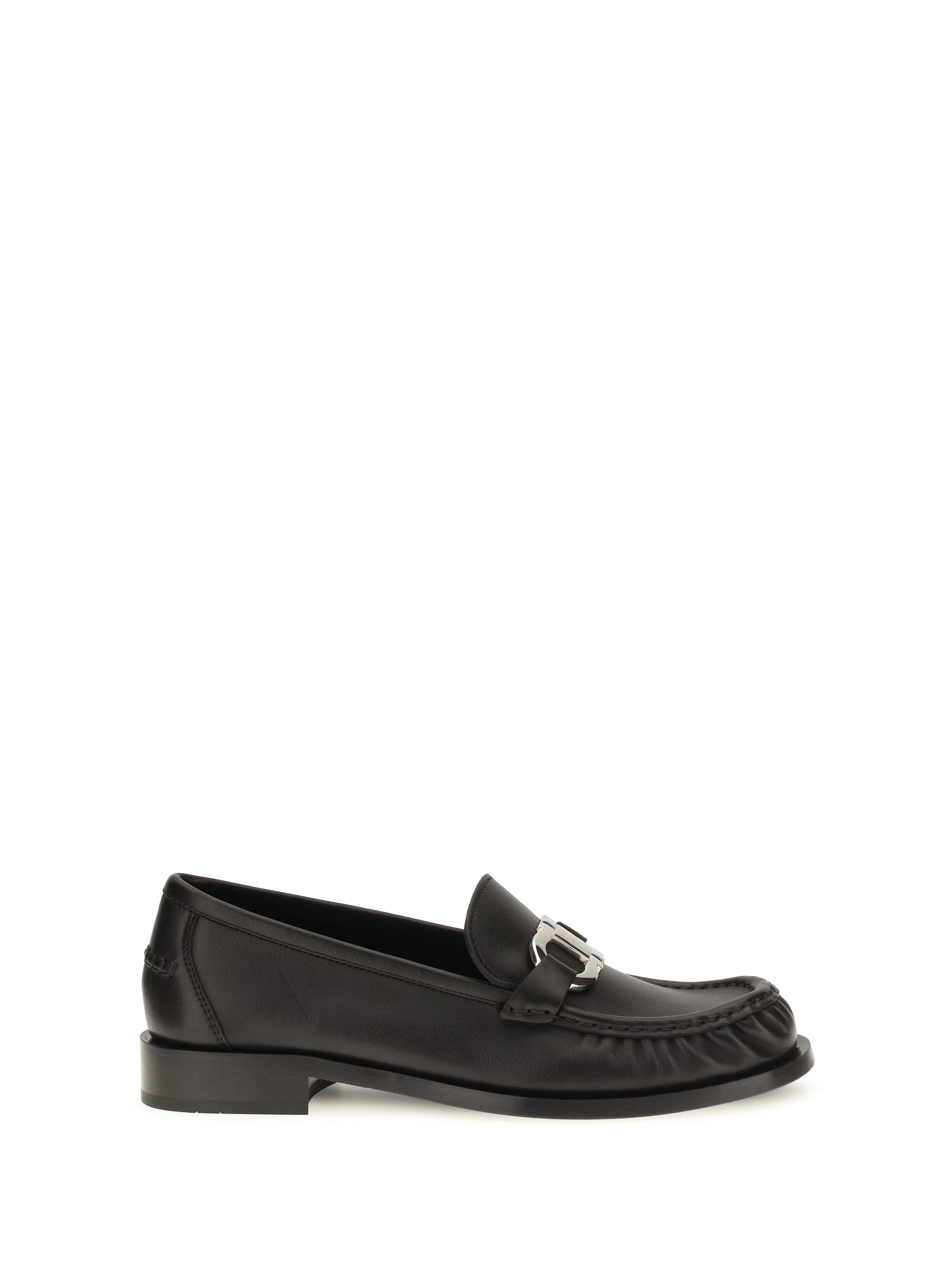 leather loafers
