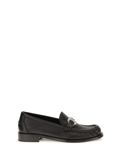 leather loafers
