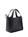 faux leather shoulder bag