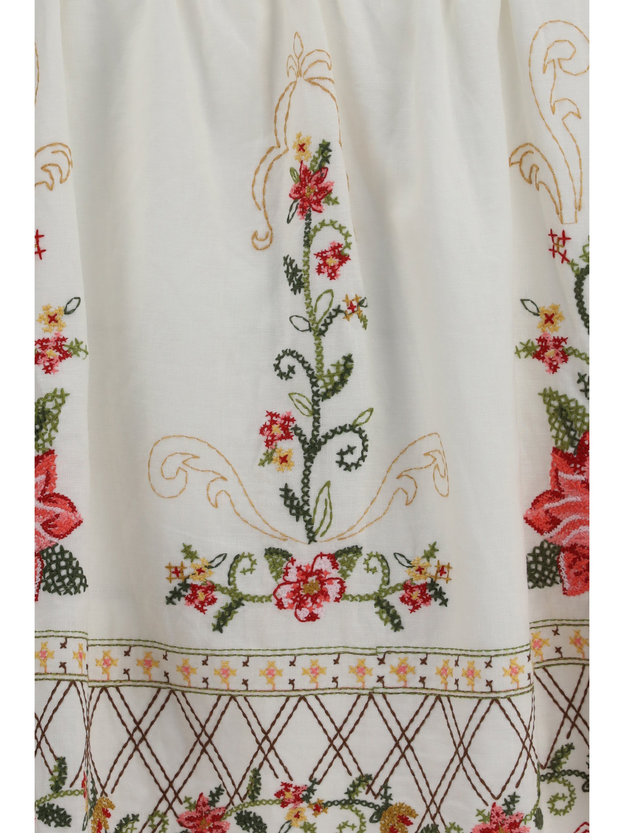 floral embroidered top