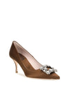 efflorescence satin pumps