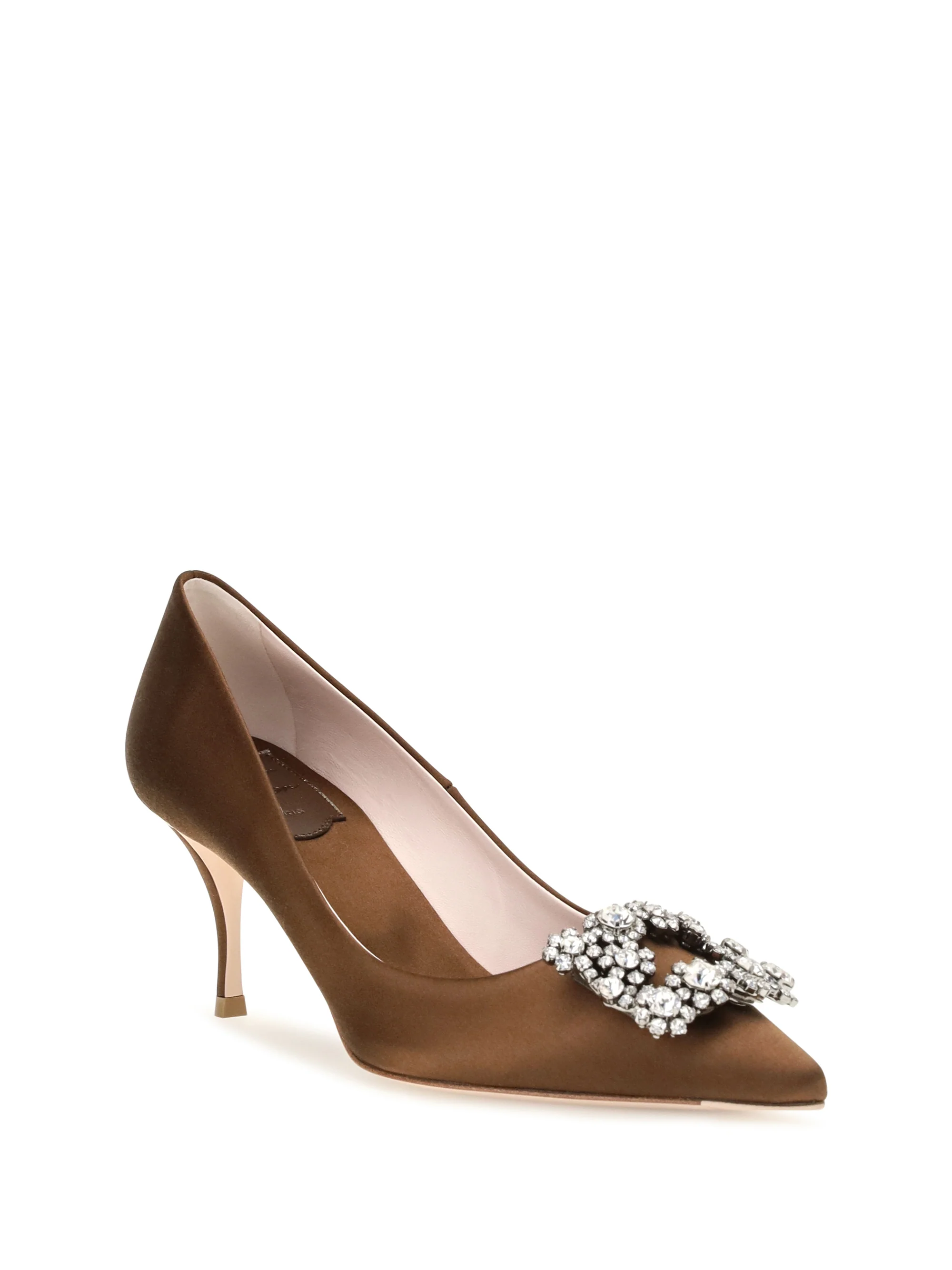 efflorescence satin pumps