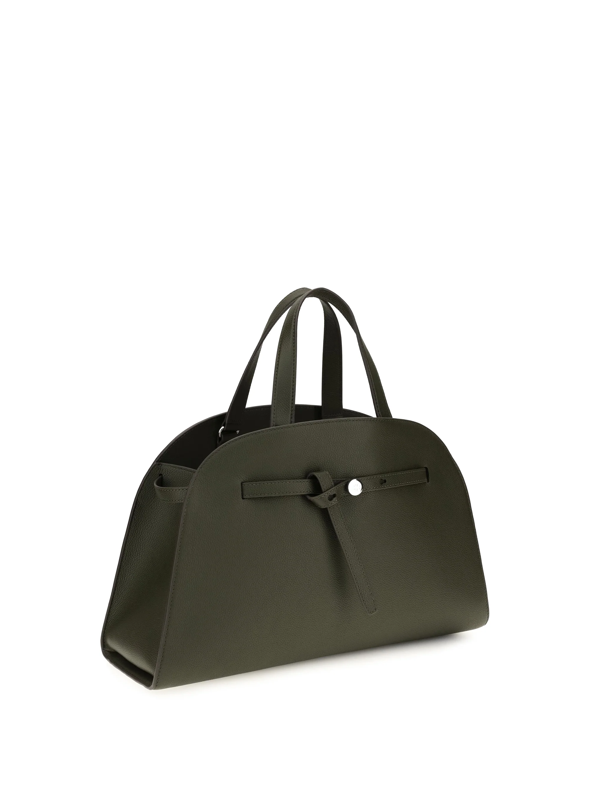 TORY BURCH OS romy calf leather top handle bag
