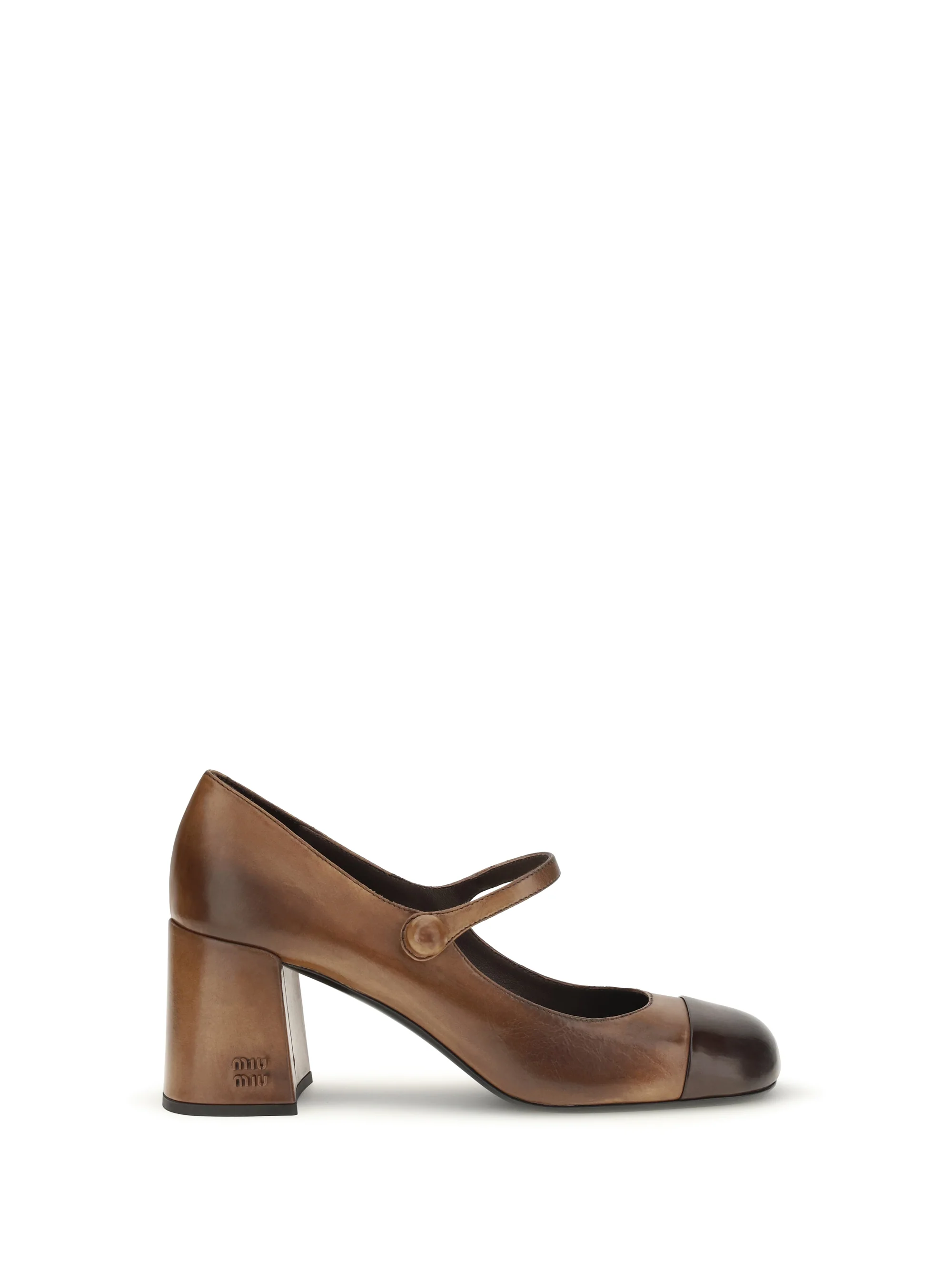 MIU MIU 36 leather mary jane ballerinas