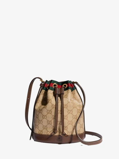 mini bucket bag with web strap