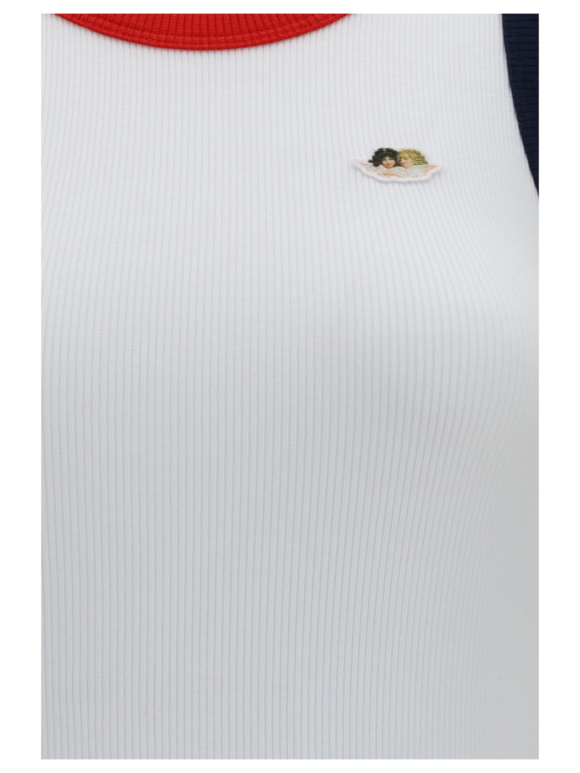 midi dress in ribbed cotton