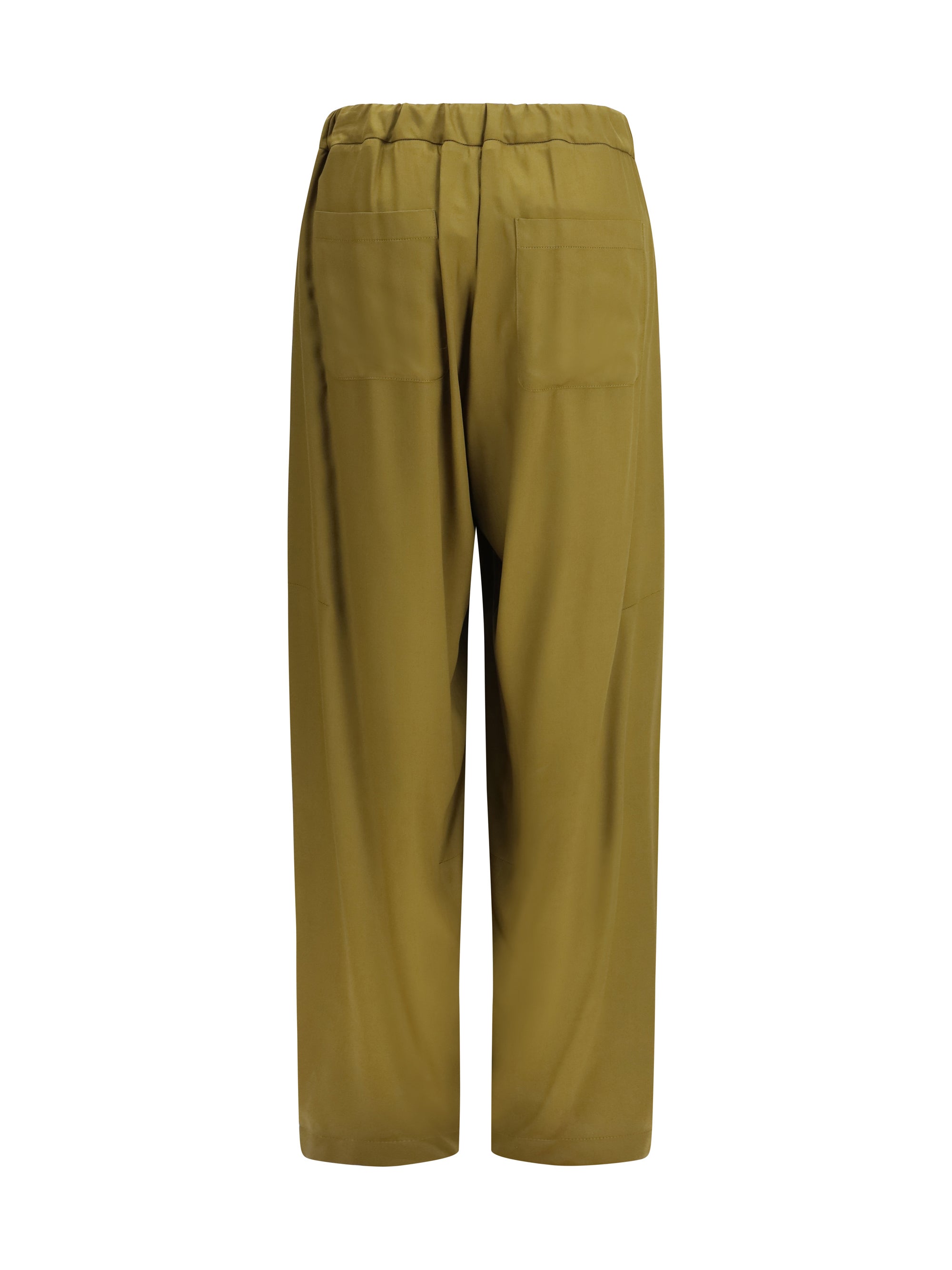 ELLA 40 barrel-leg pants with drawstring in viscose