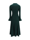 keyhole knit midi dress