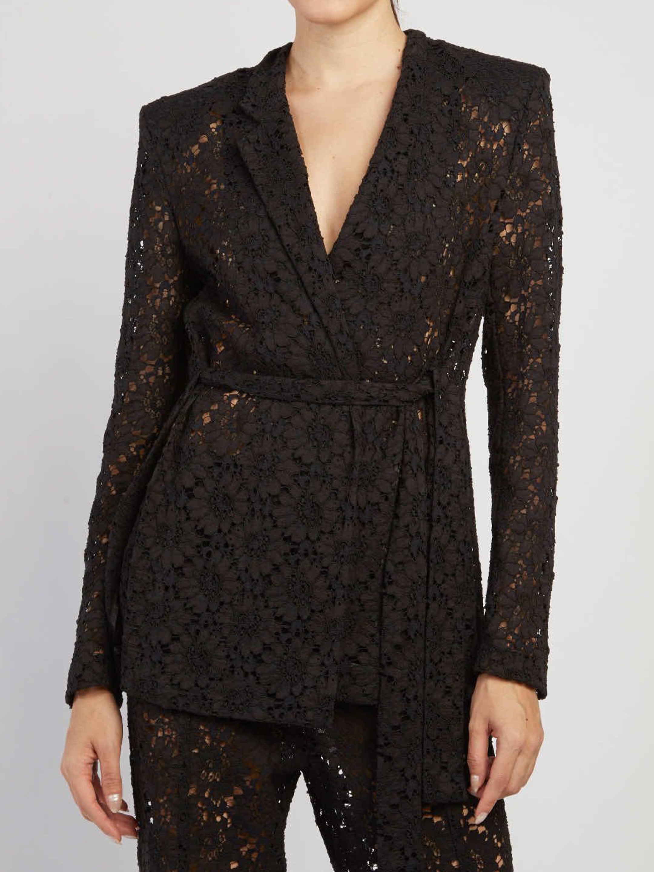FEDERICA TOSI 40 lace jacket with slits