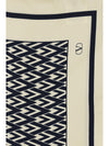 toute la v silk scarf