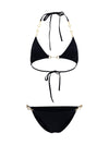 stretch jersey bikini with horsebit