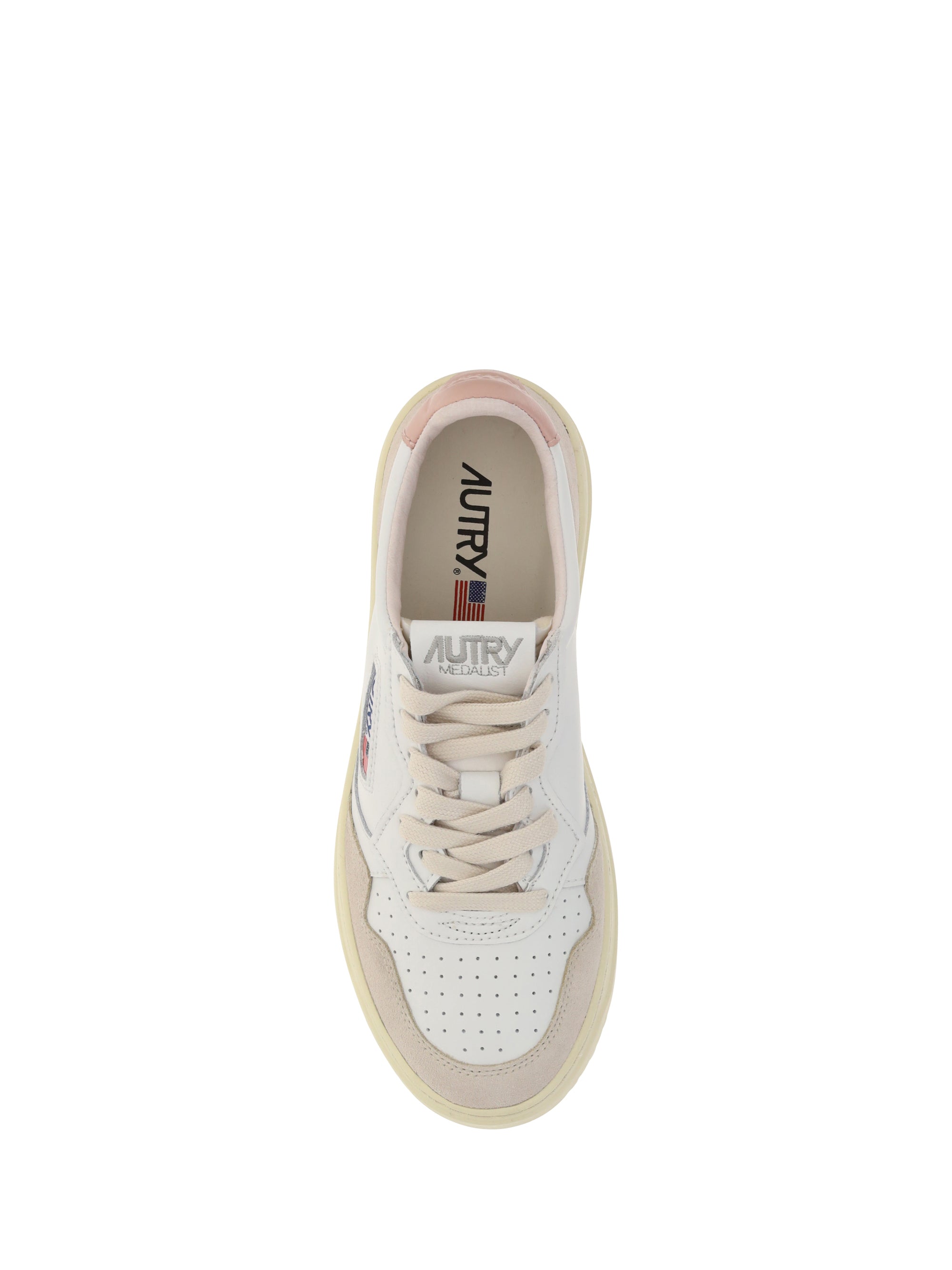 medalist low leather sneakers