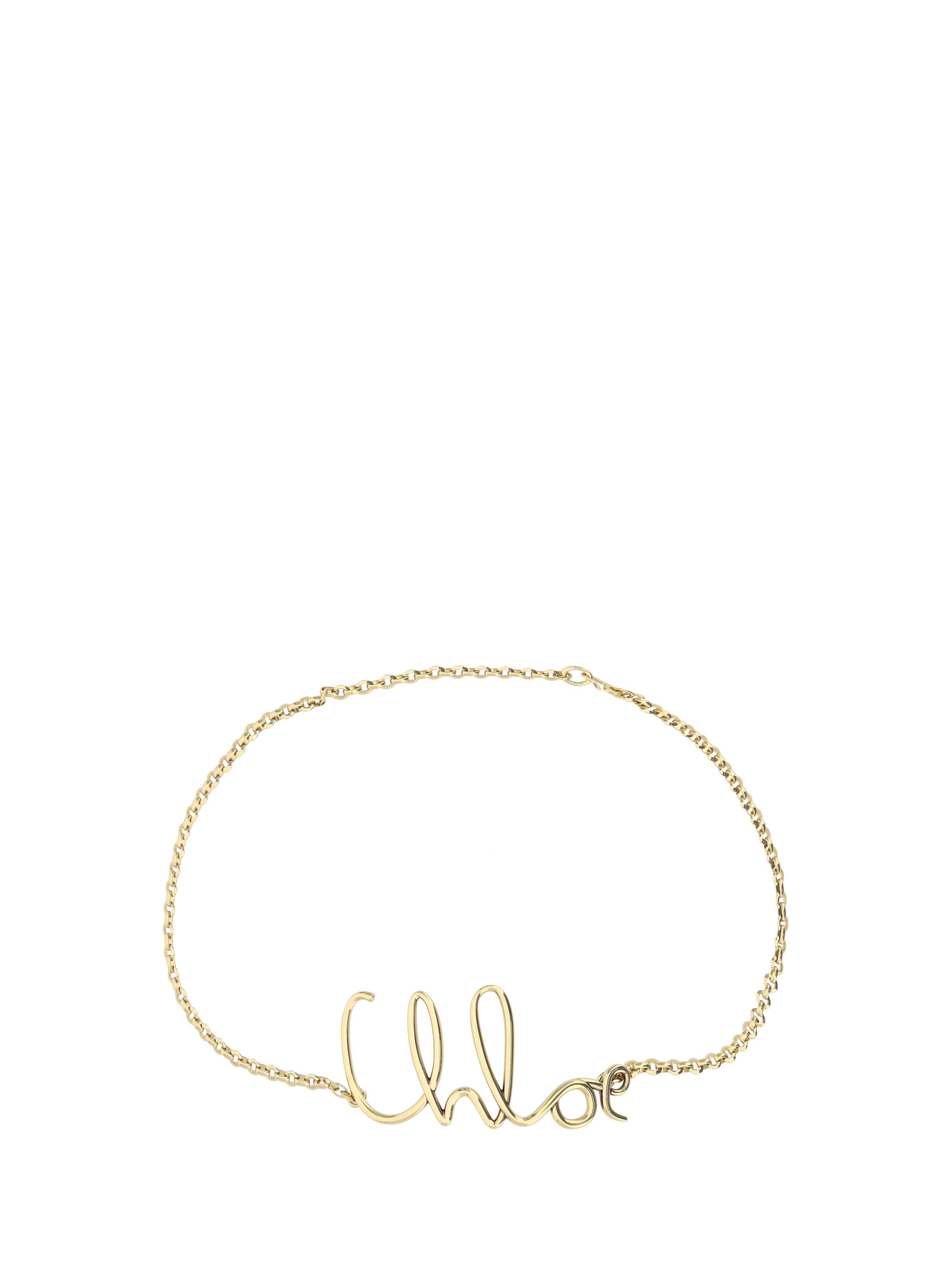 CHLOÉ OS metal chain belt