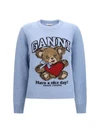 wool graphic sweater
