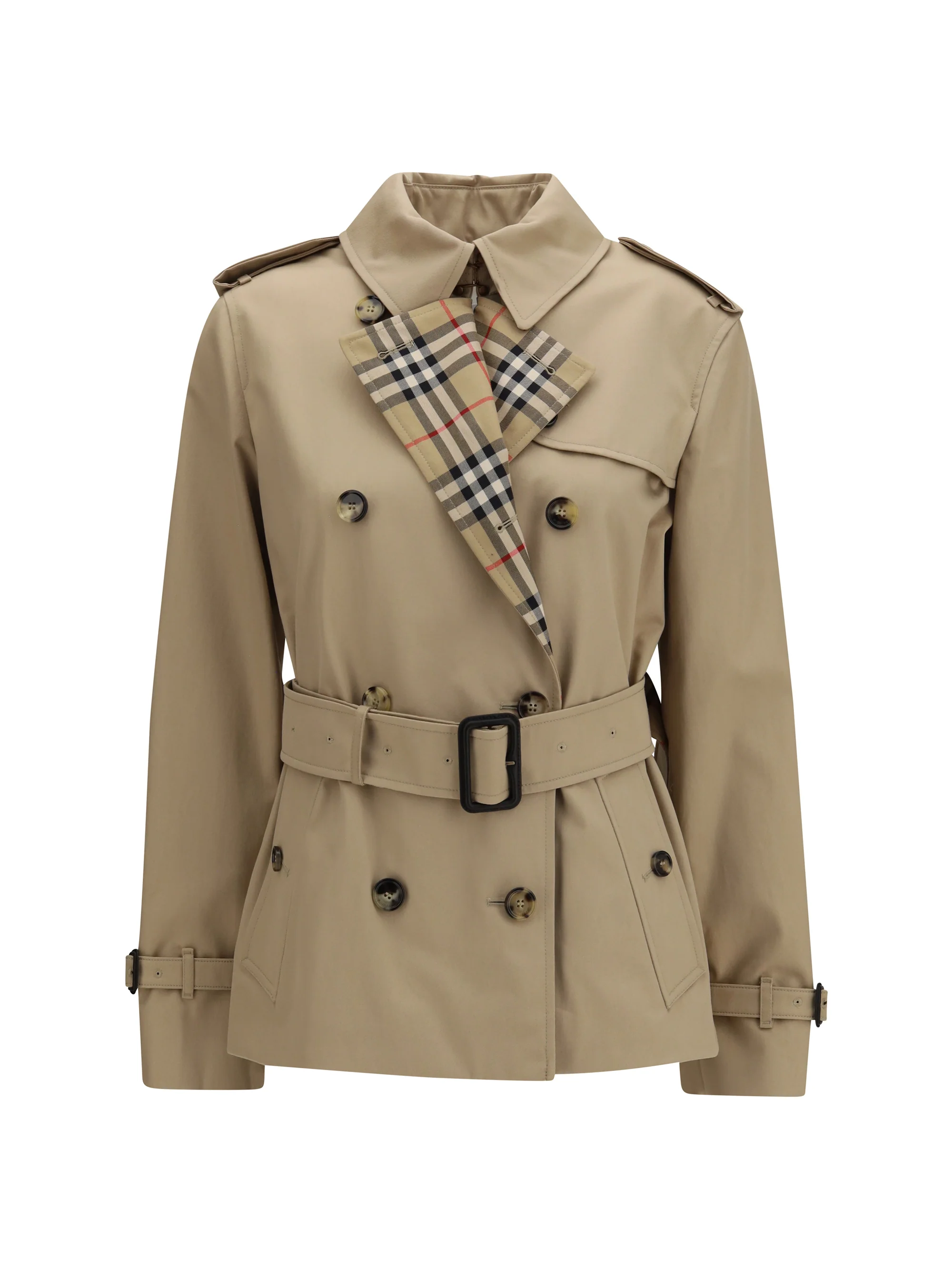 BURBERRY 10 lakefield short trench coat