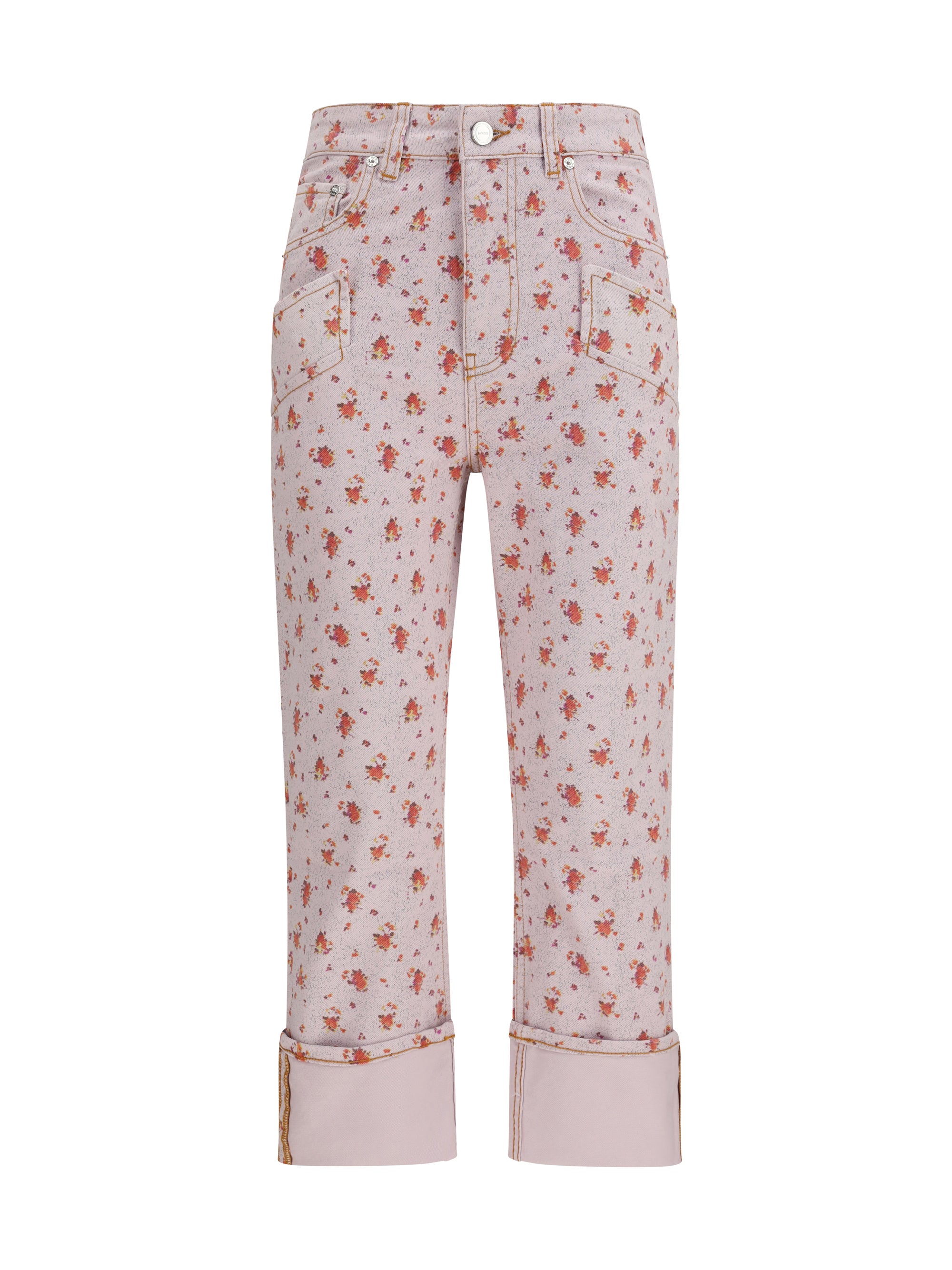 GANNI 27 printed capri pants
