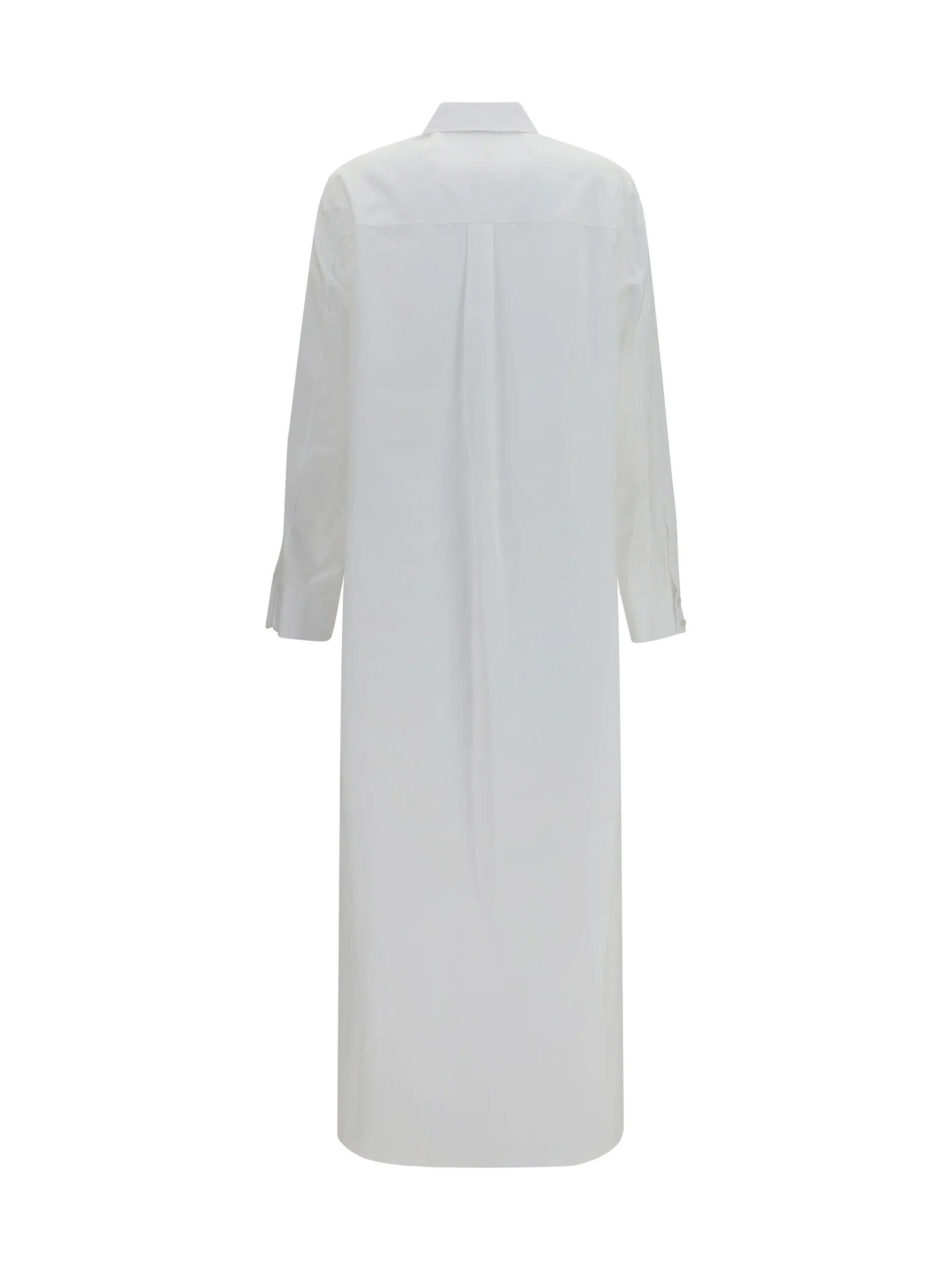 ALAÏA 36 asymmetric cotton poplin shirt