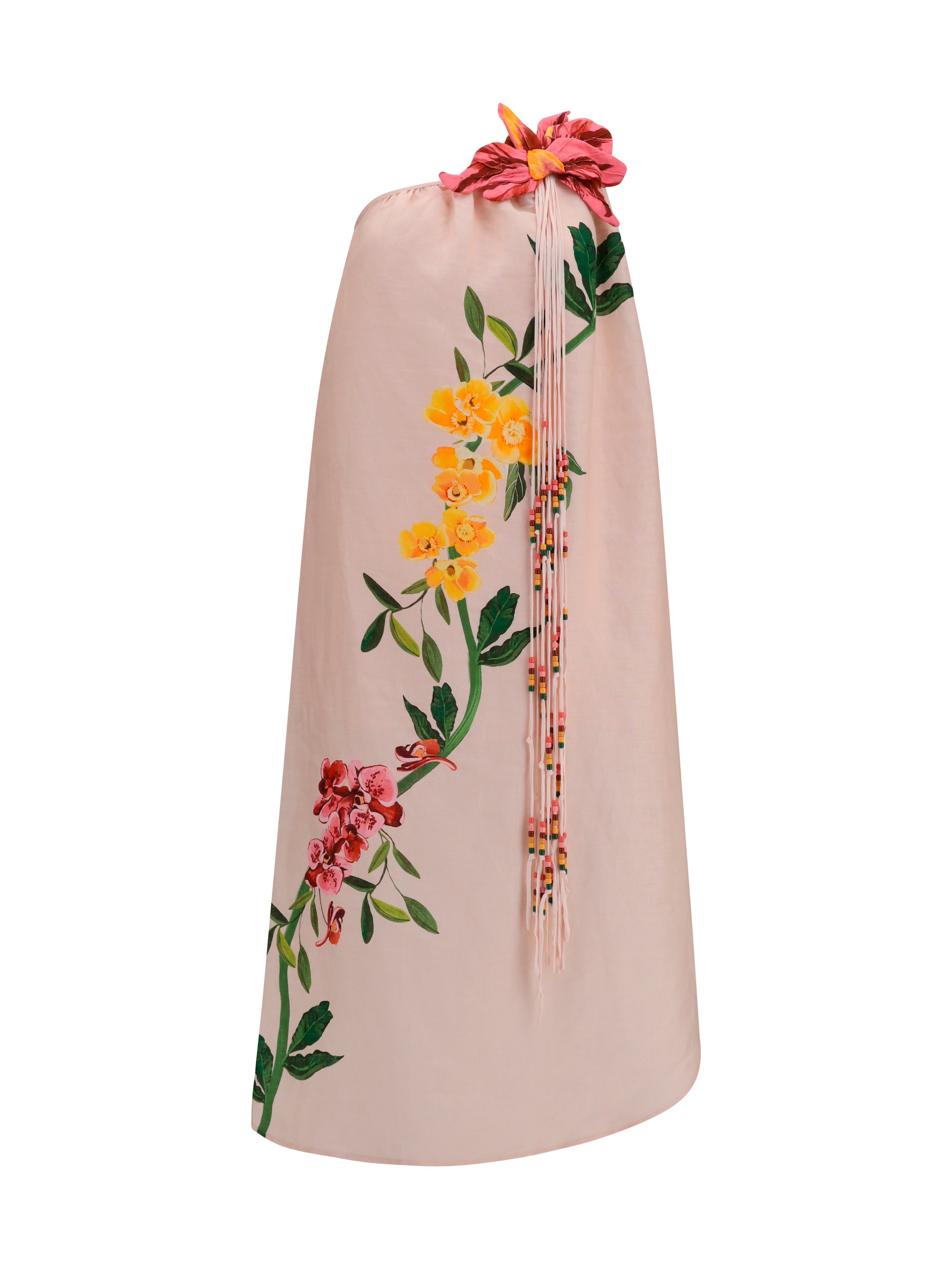 FARM RIO S one-shoulder maxi dress