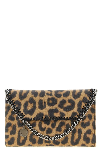 the stella mccartney falabella clutch bag stands out for its compact rectangul