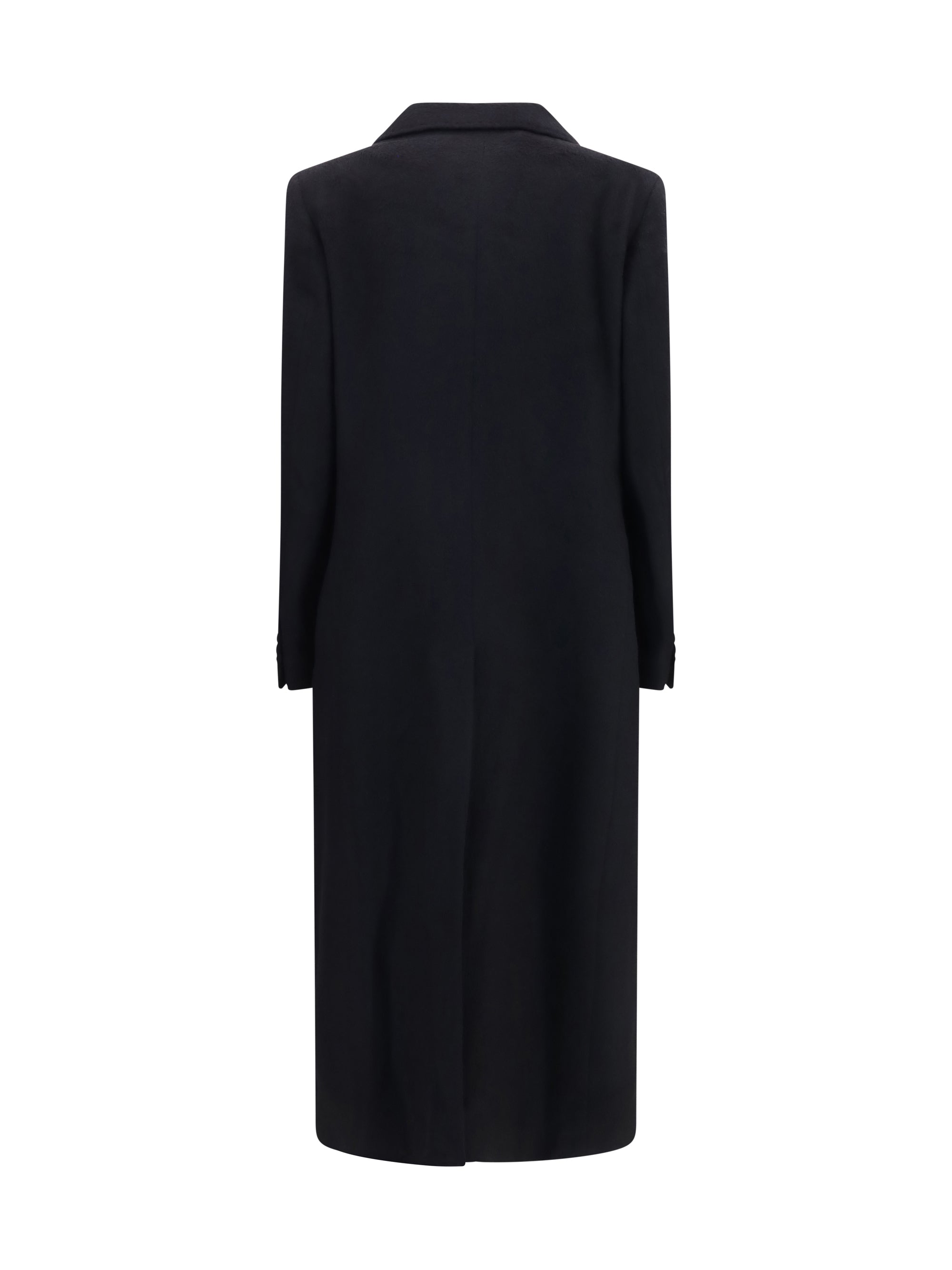 manta coat in mohair and wool blend