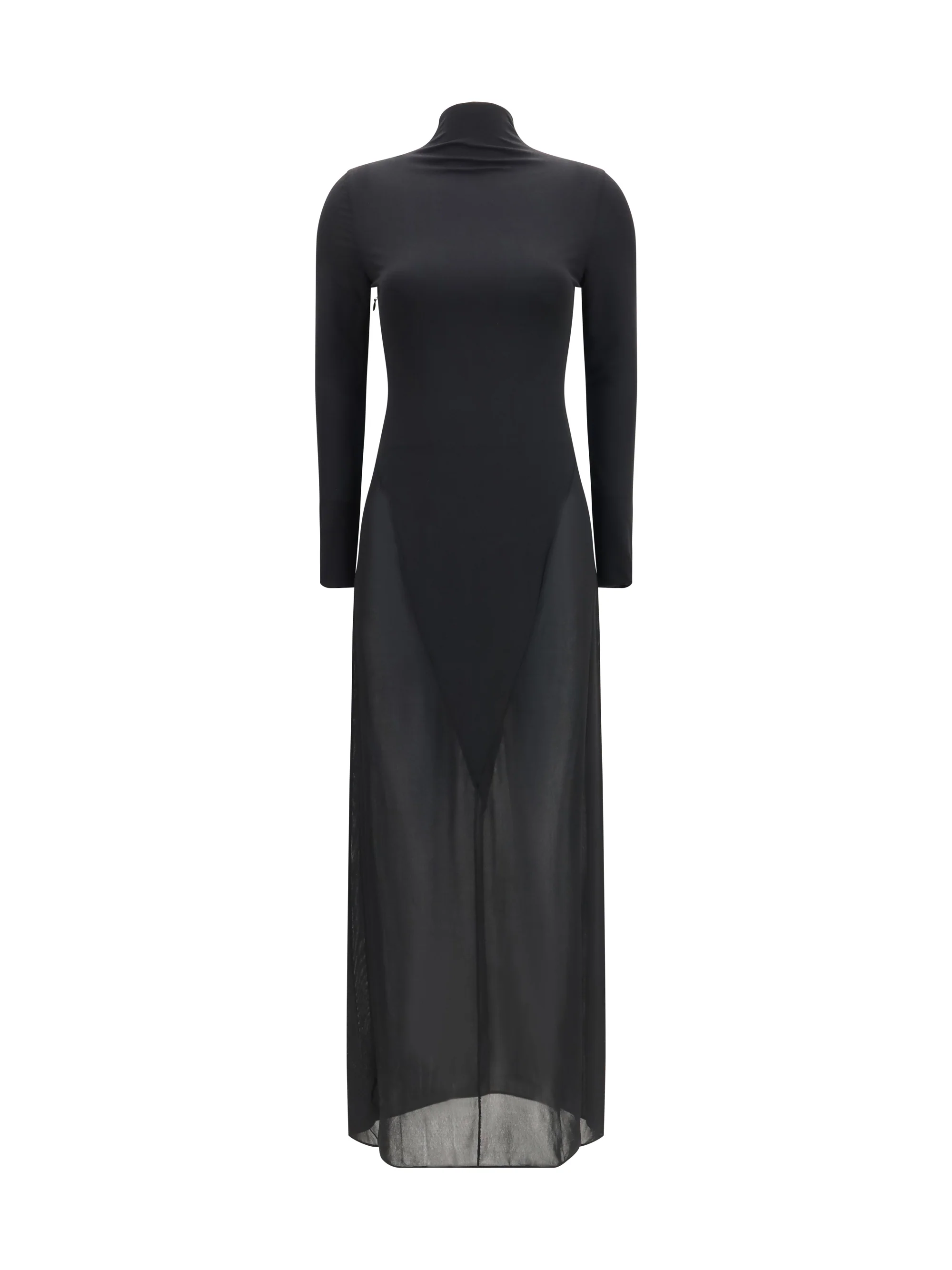 ALAIA 38 body conscious jersey dress