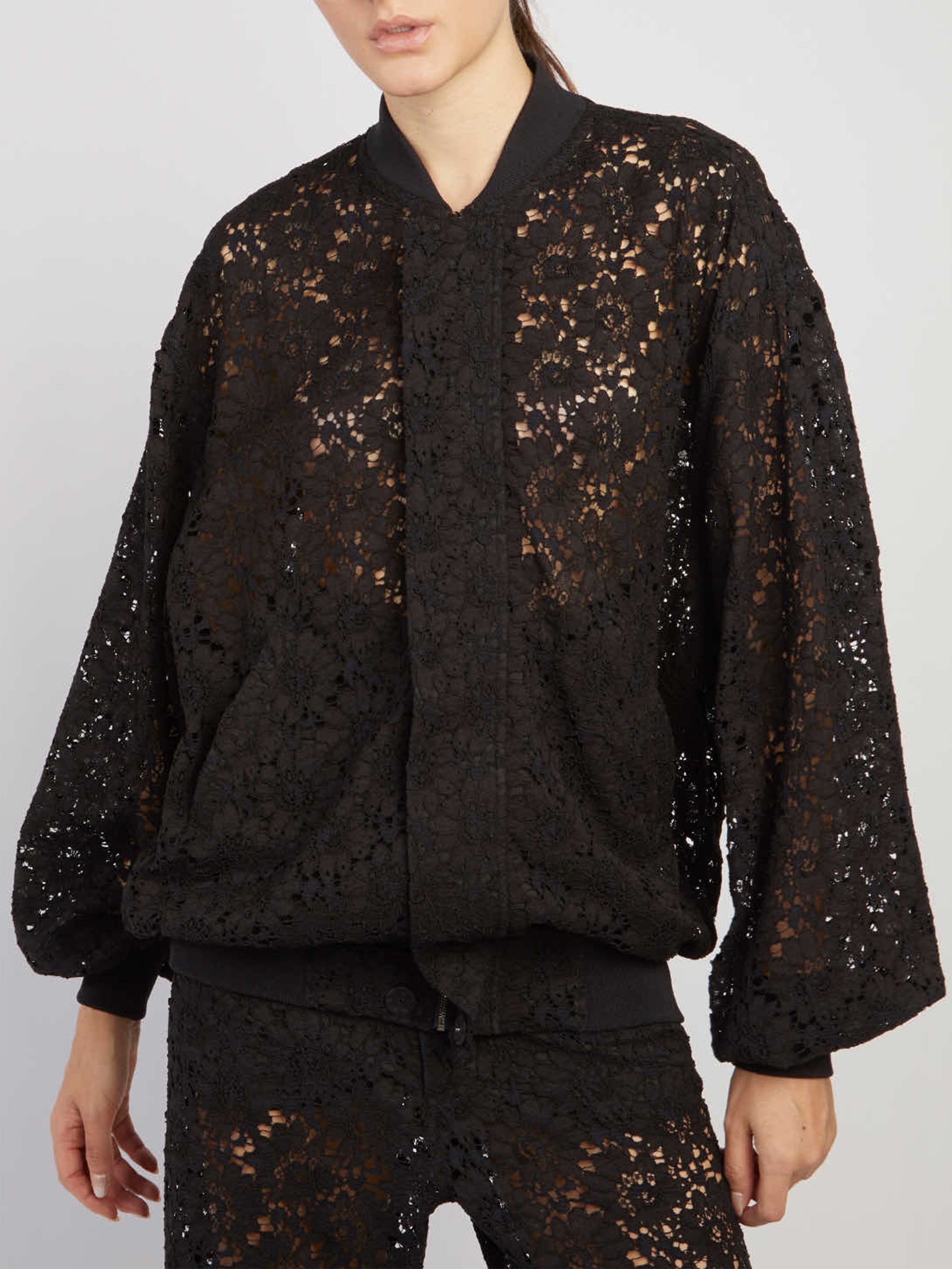 FEDERICA TOSI 0 lace bomber jacket 