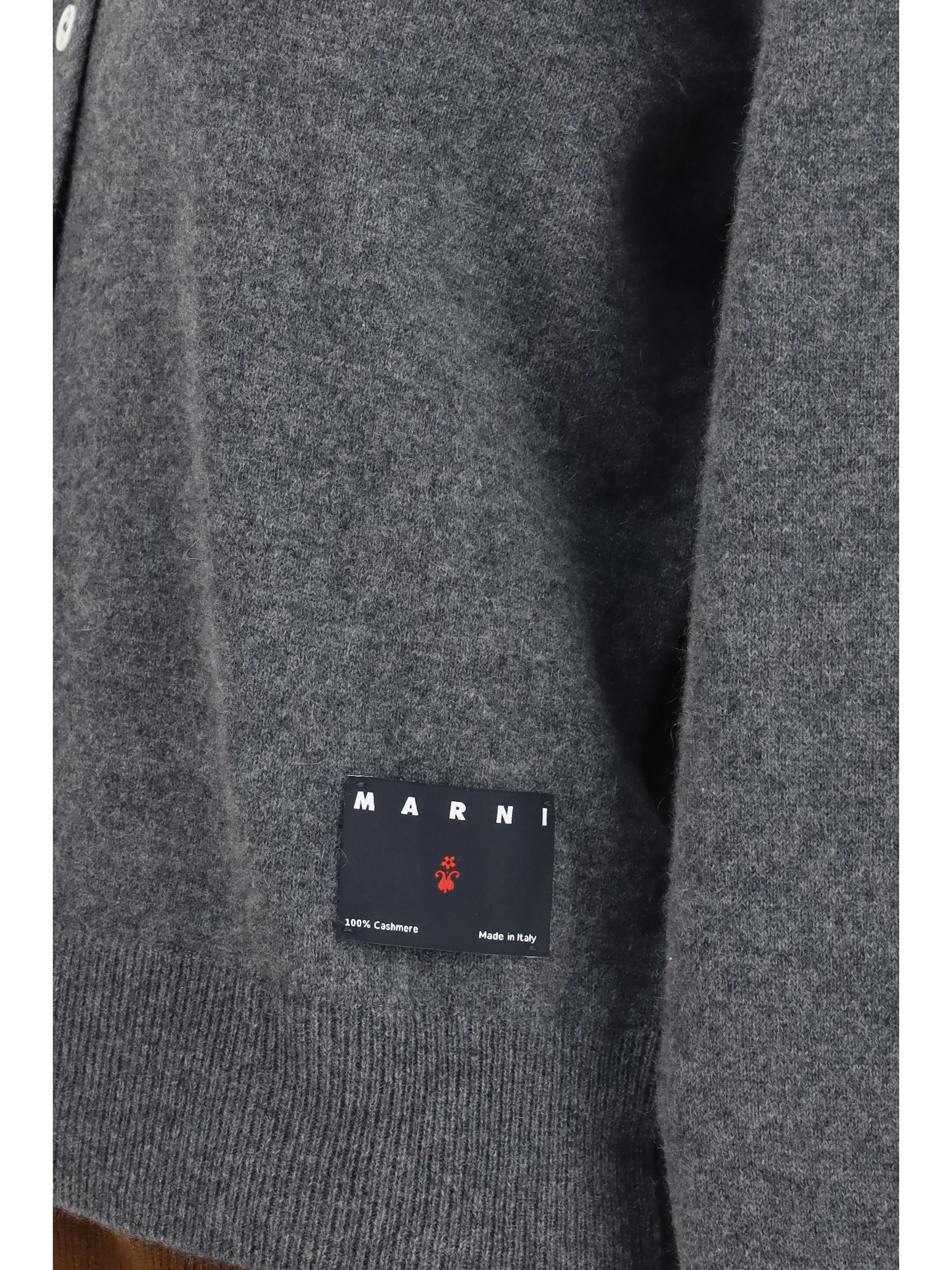 layered effect cashmere cardigan