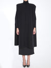 fluffy cashmere blend cape