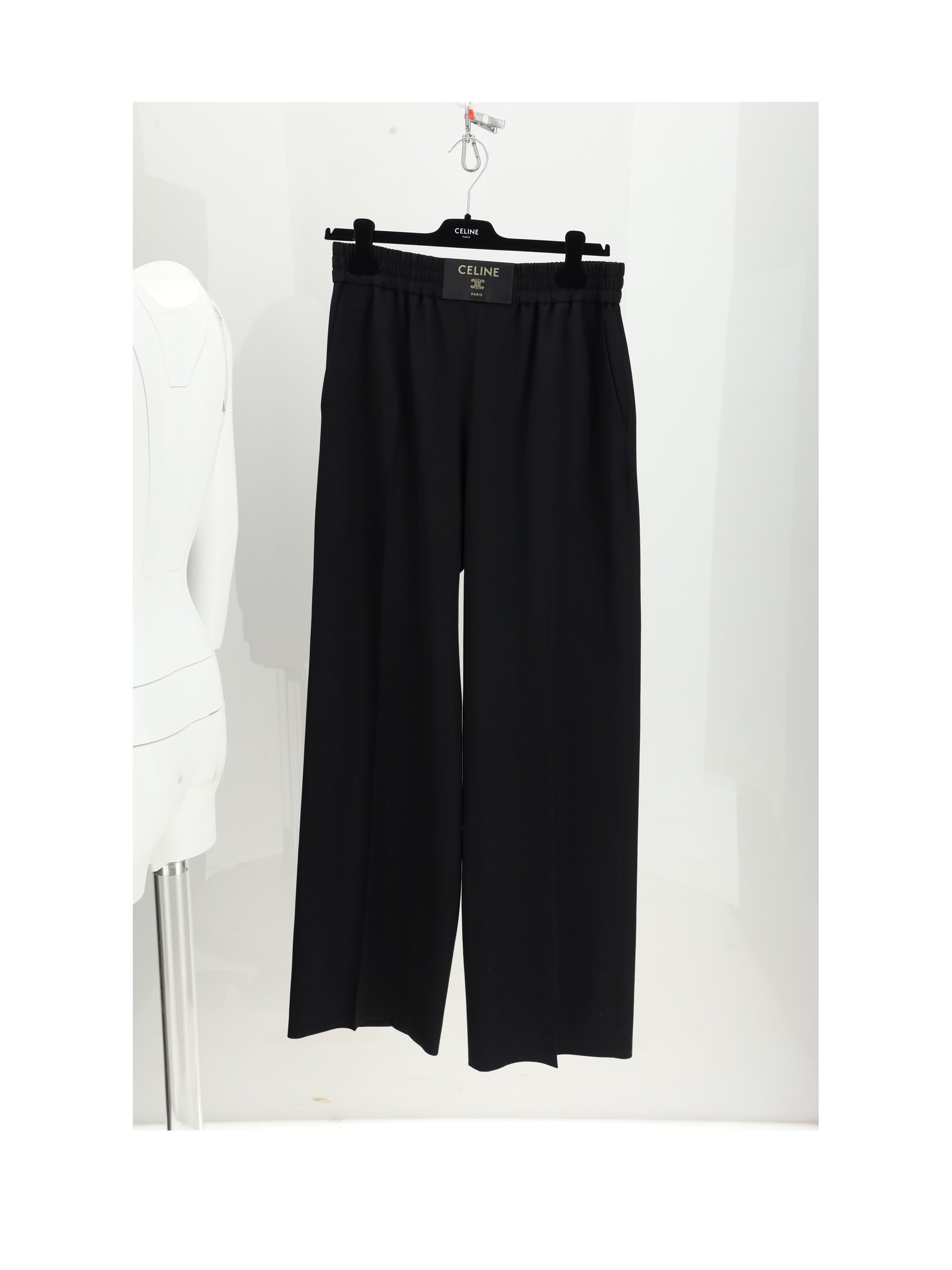 CELINE 38 elastic waist trousers