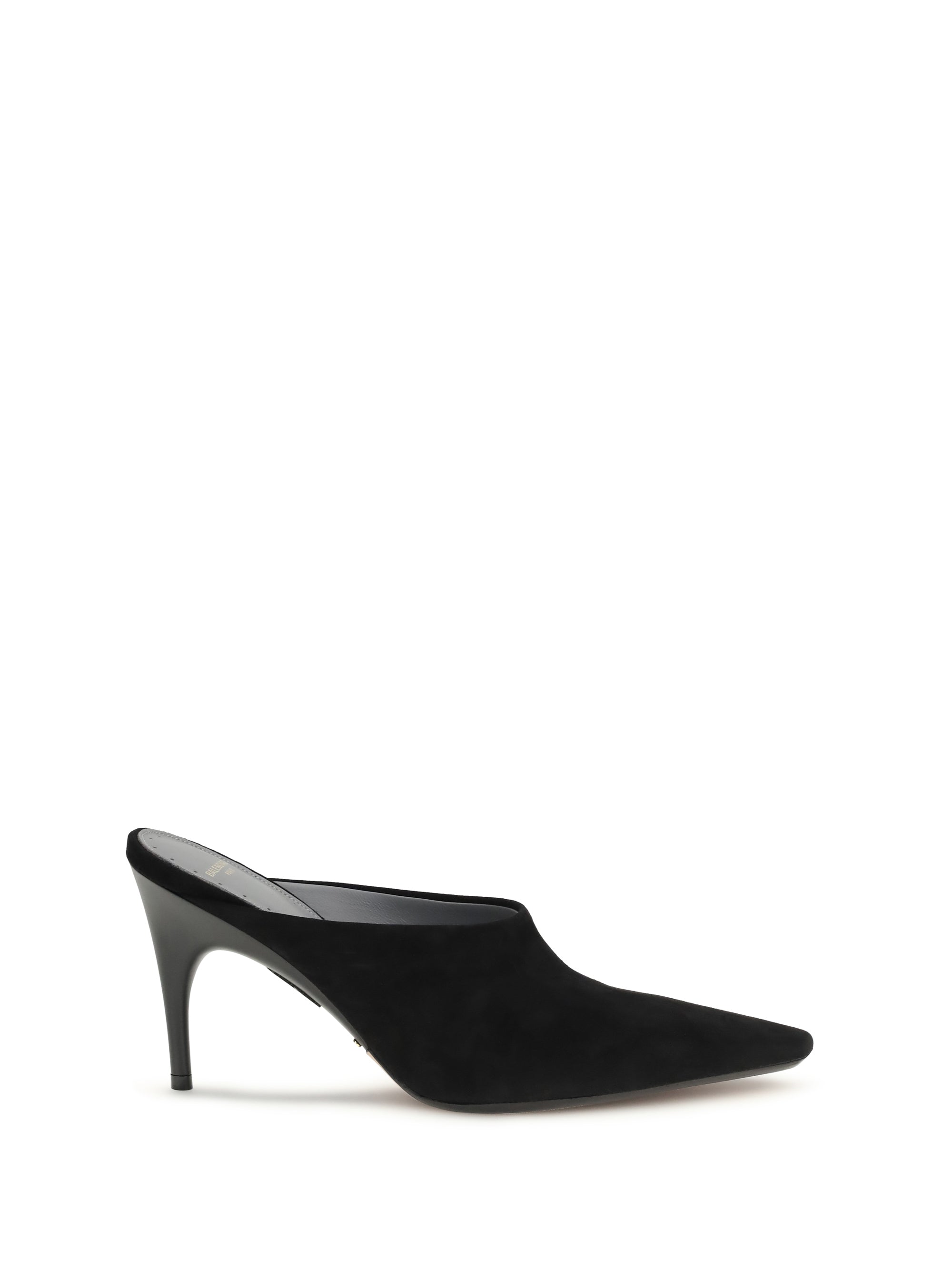 BALENCIAGA 36 duchesse suede mule