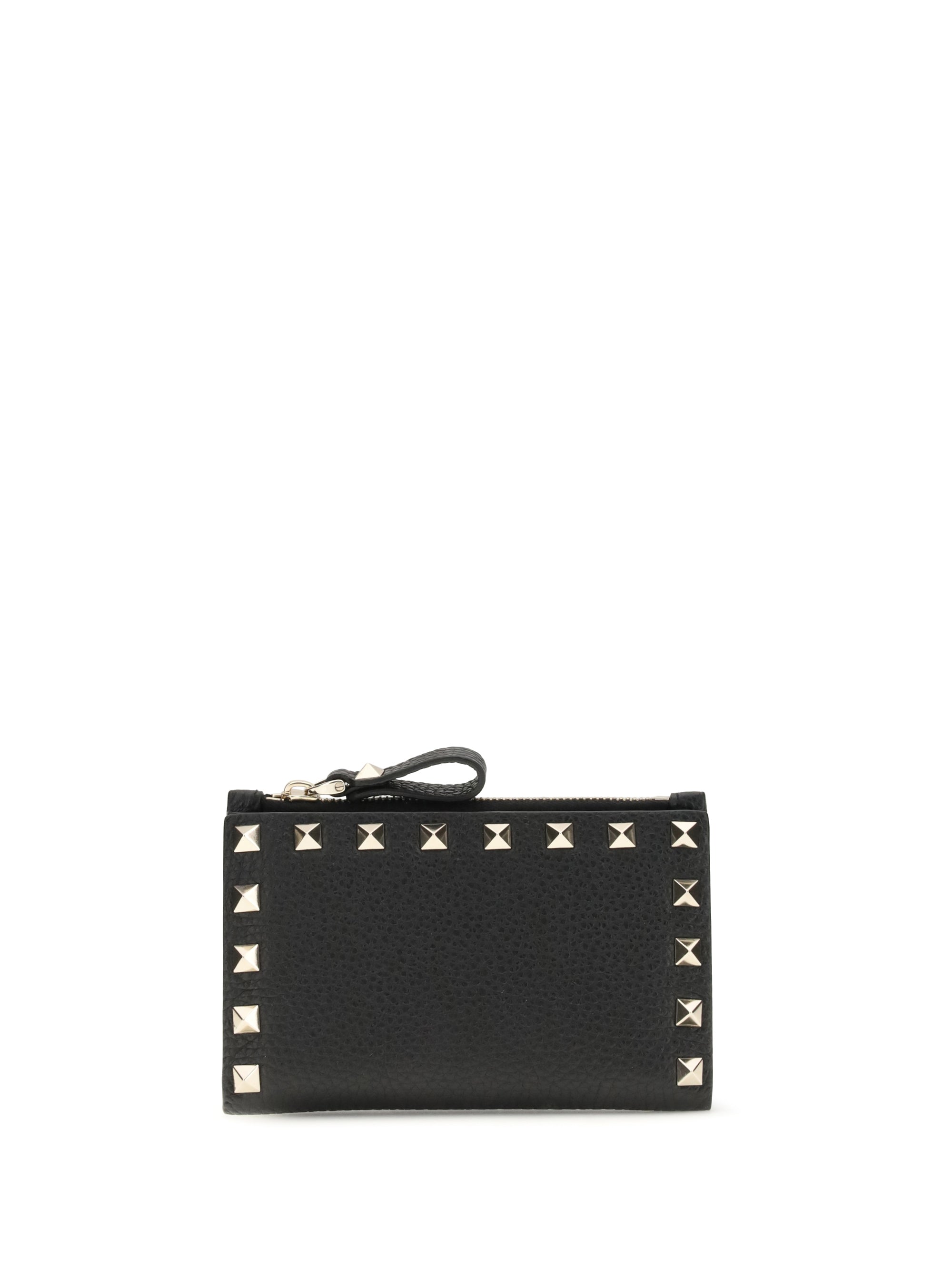 VALENTINO GARAVANI OS rockstud zip card holder