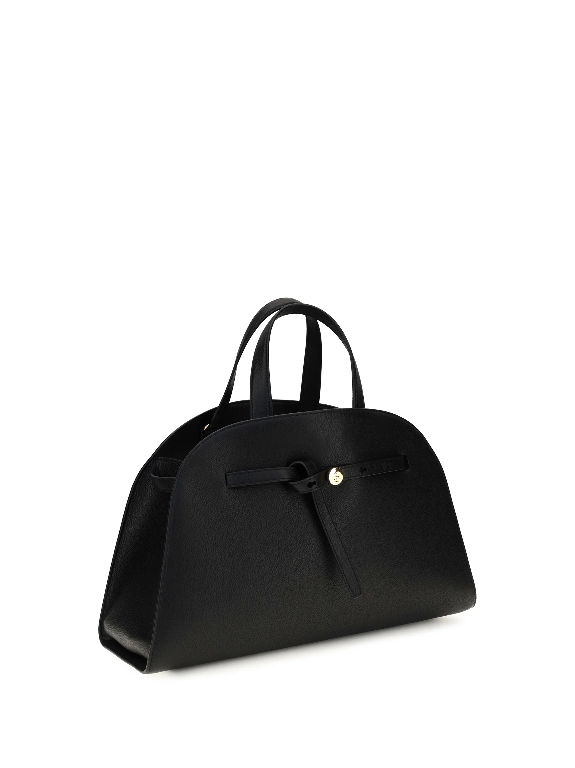 TORY BURCH OS romy calf leather top handle bag
