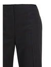 kick flare raw-edge pants