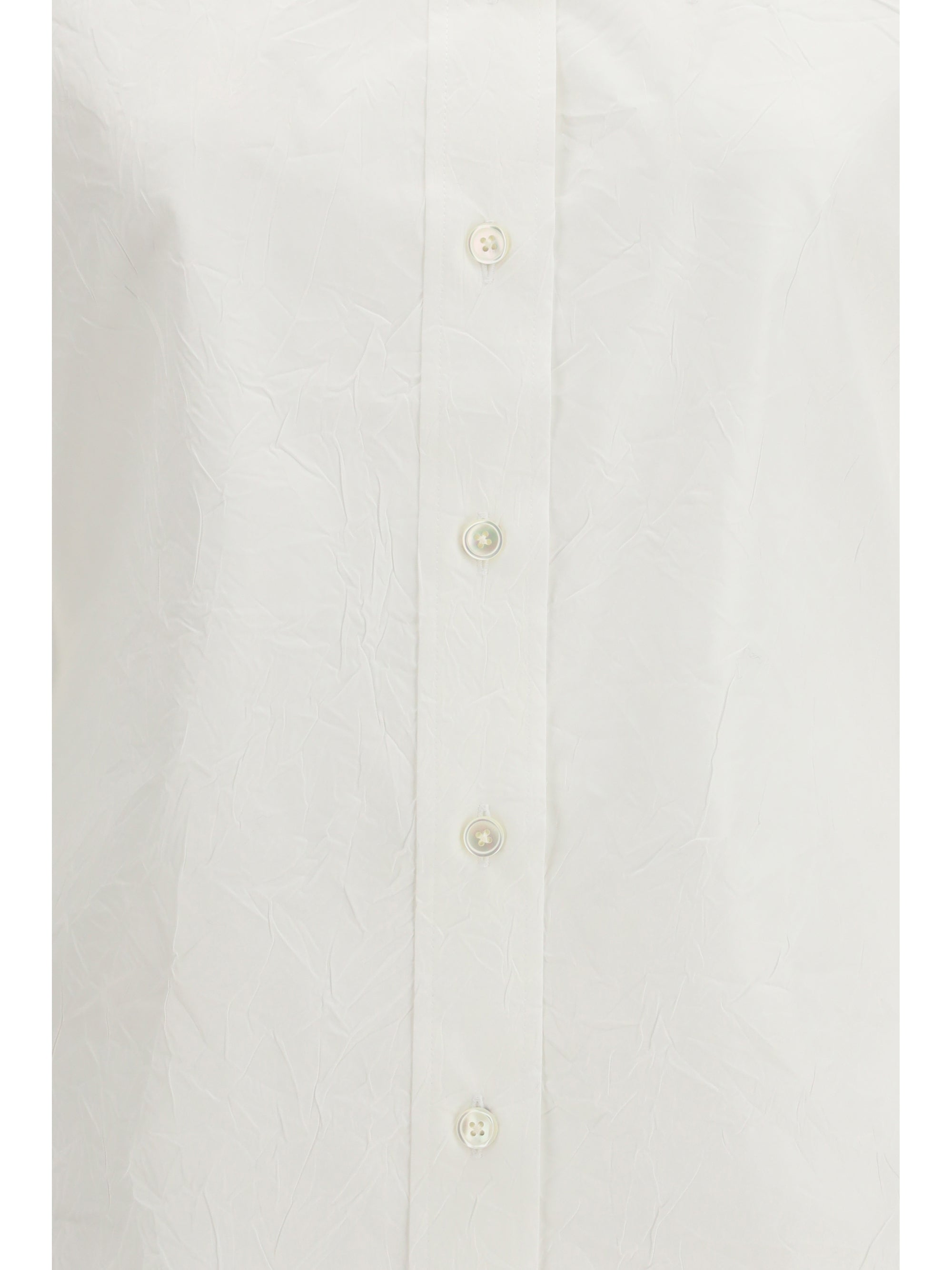 shaped cotton poplin shirt