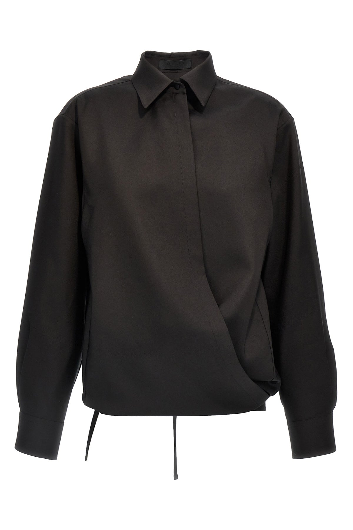 VALENTINO GARAVANI 36 techno light wool fabric shirt