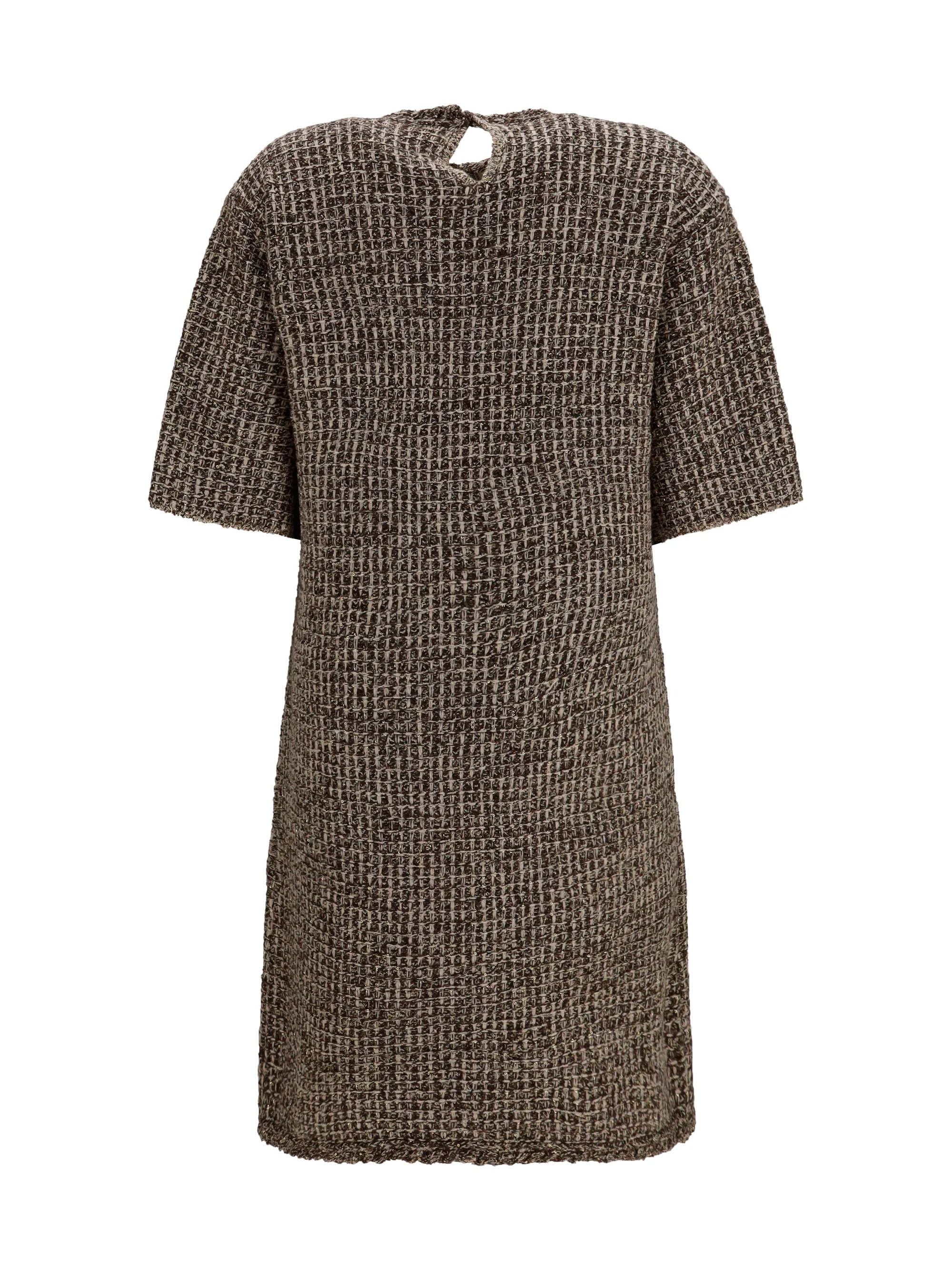 FABIANA FILIPPI 38 sequin-effect tweed dress