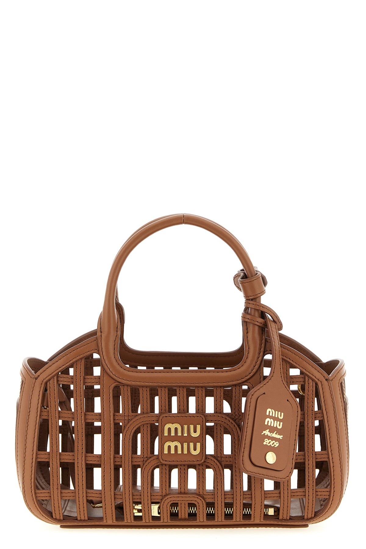 MIU MIU OS nappa leather handbag