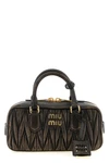 arcadie matelassé aged nappa leather handbag