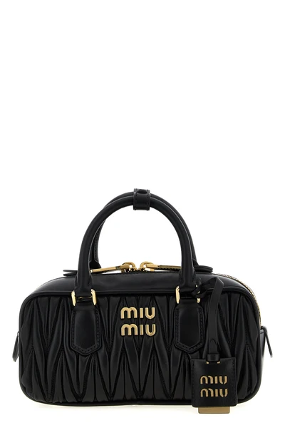 arcadie matelassé nappa leather handbag