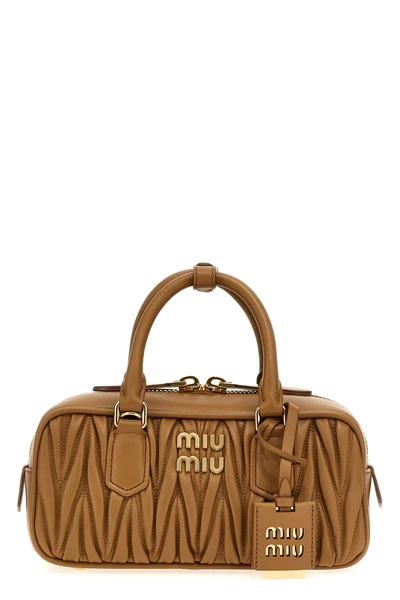 arcadie matelassé nappa leather handbag